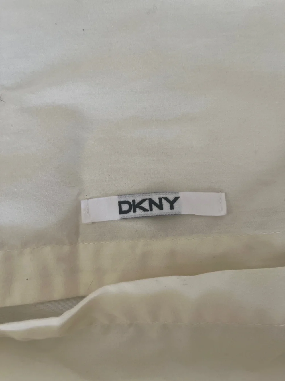 DKNY Euro Shams quilted design tie back closure